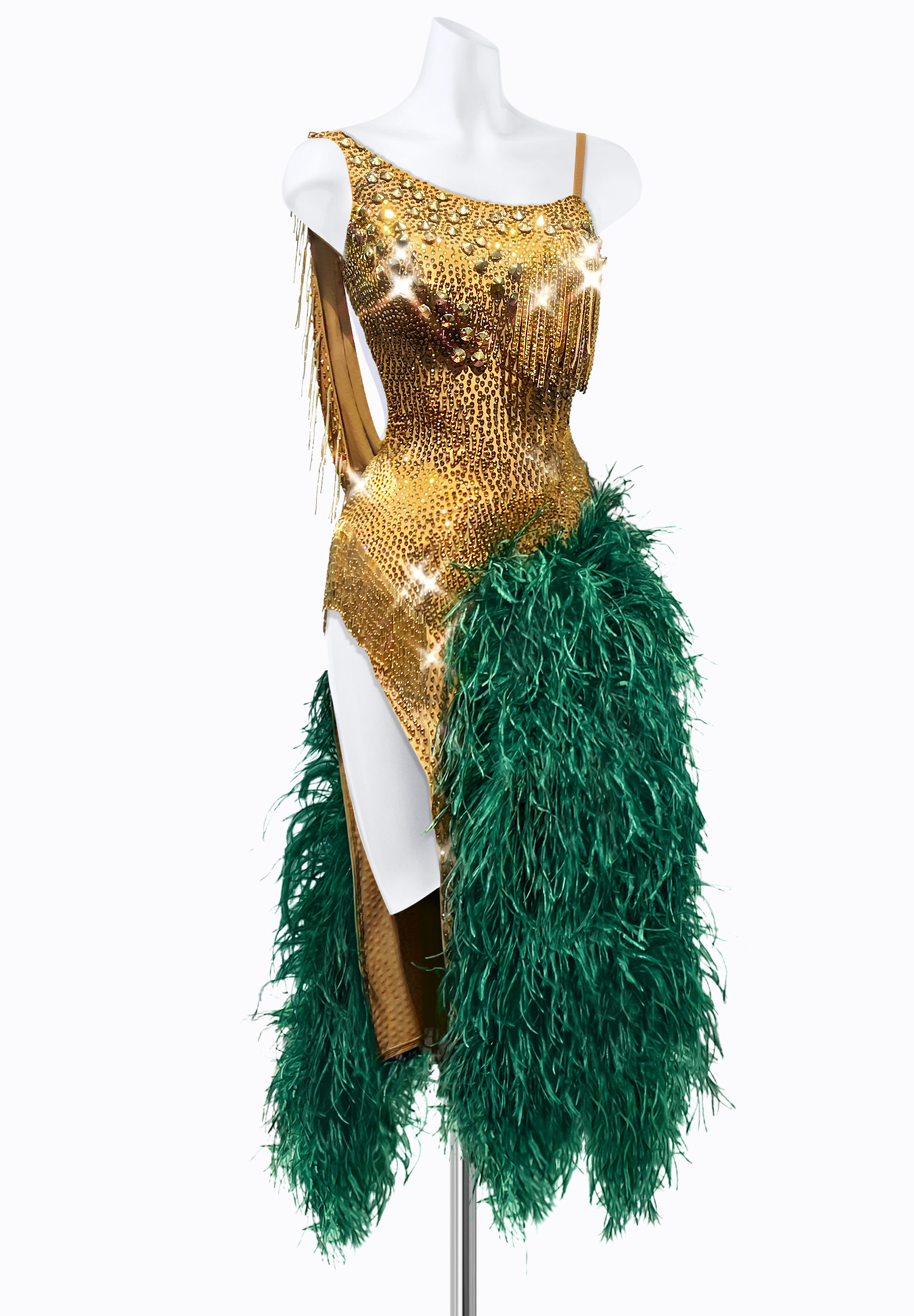 Lush Feather Latin Dress PR-L215054