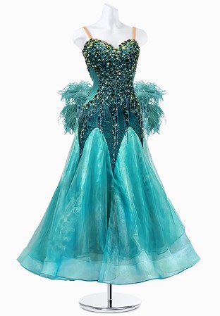 Lush Fringe Ballroom Gown PR-B210071
