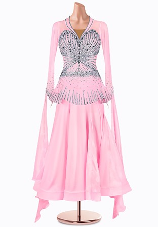 Frilled Waist Ballroom Gown TID-BM1001