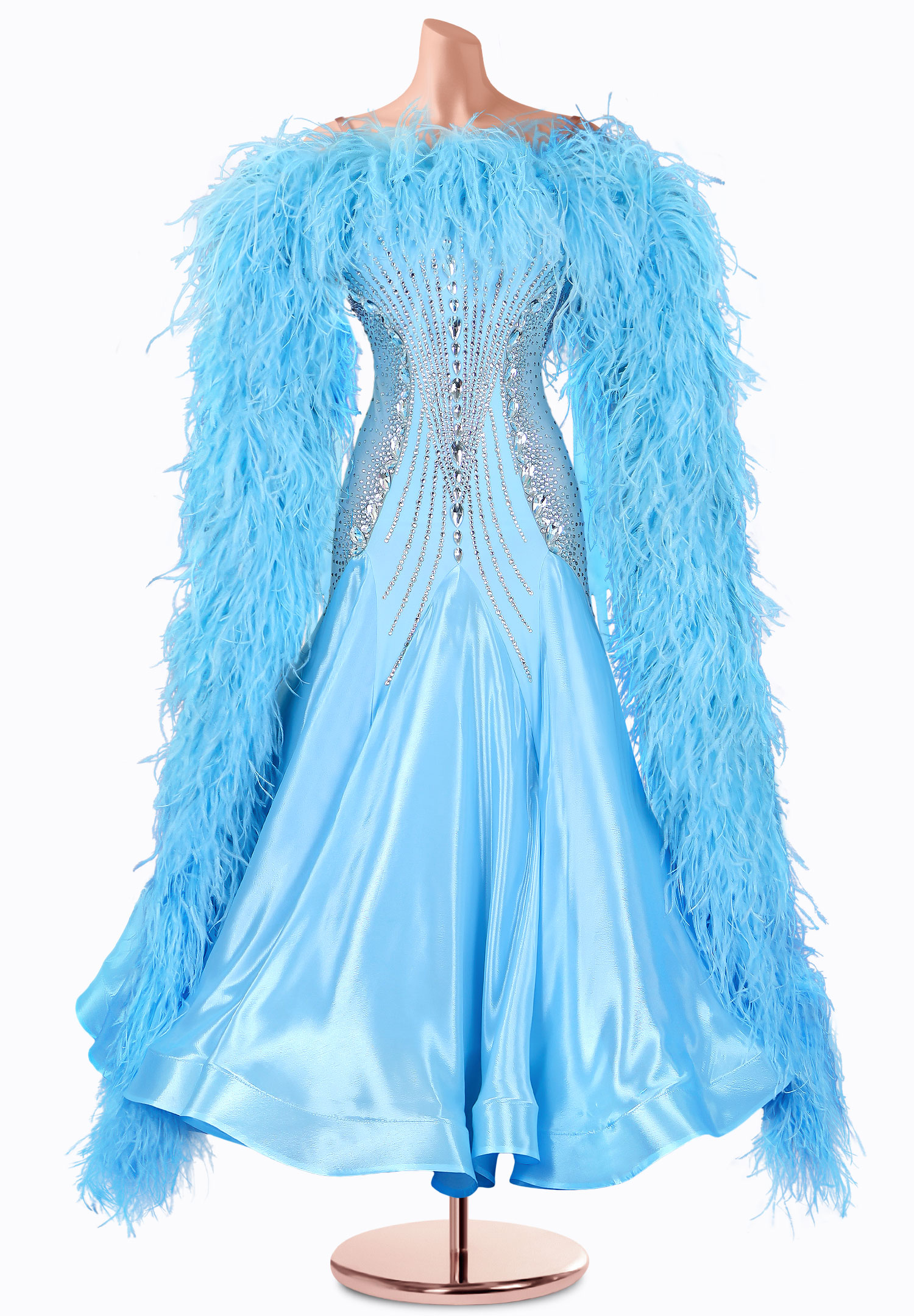 Elsa Crystal Ballroom Gown TID-BM1009