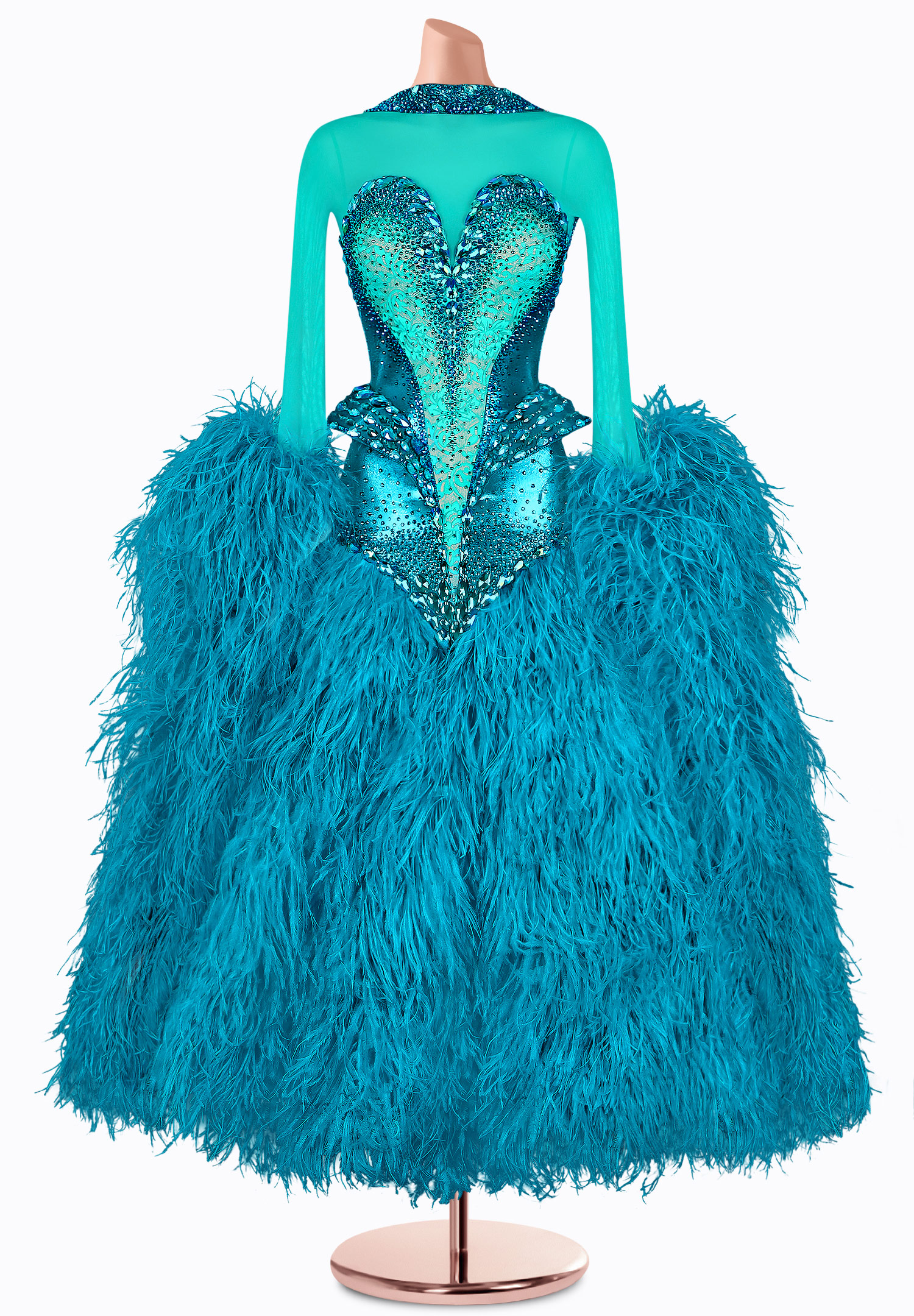 Siren Phoenix Ballroom Gown TID-BM1015