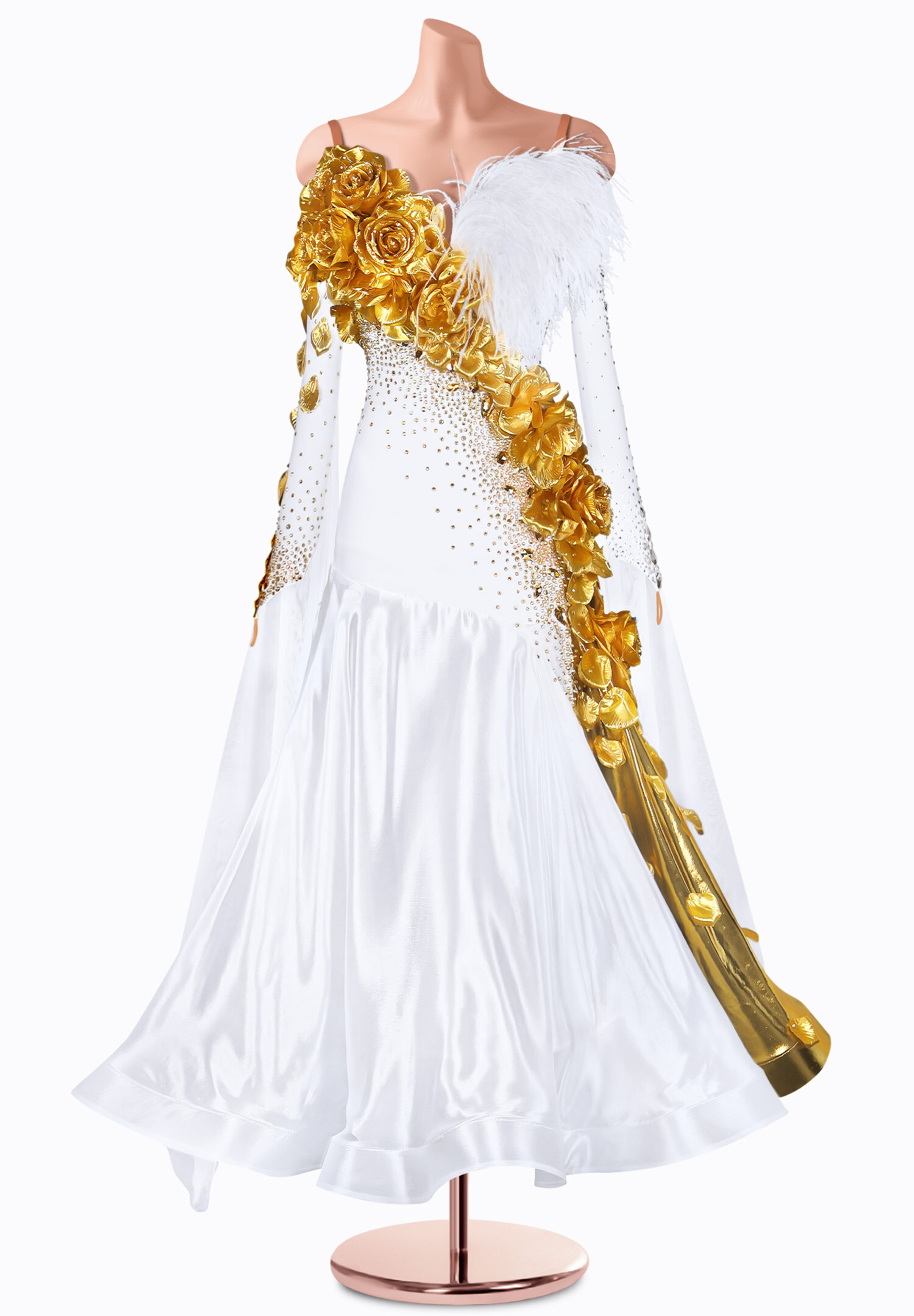 Rose Trail Ballroom Gown TID-BM1028