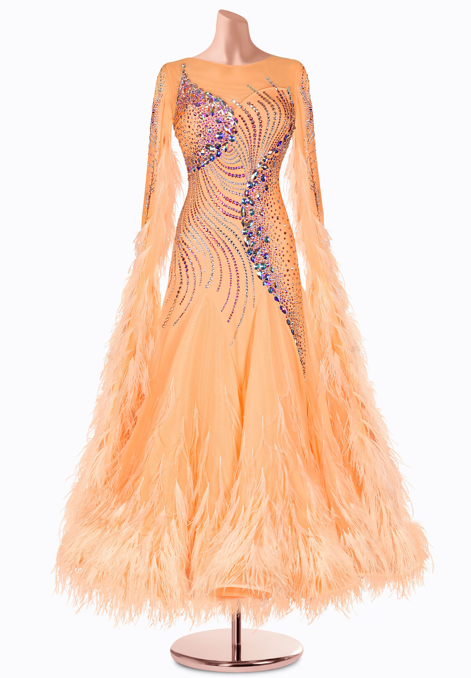 Crystal Daybreak Ballroom Gown TID-BM1032