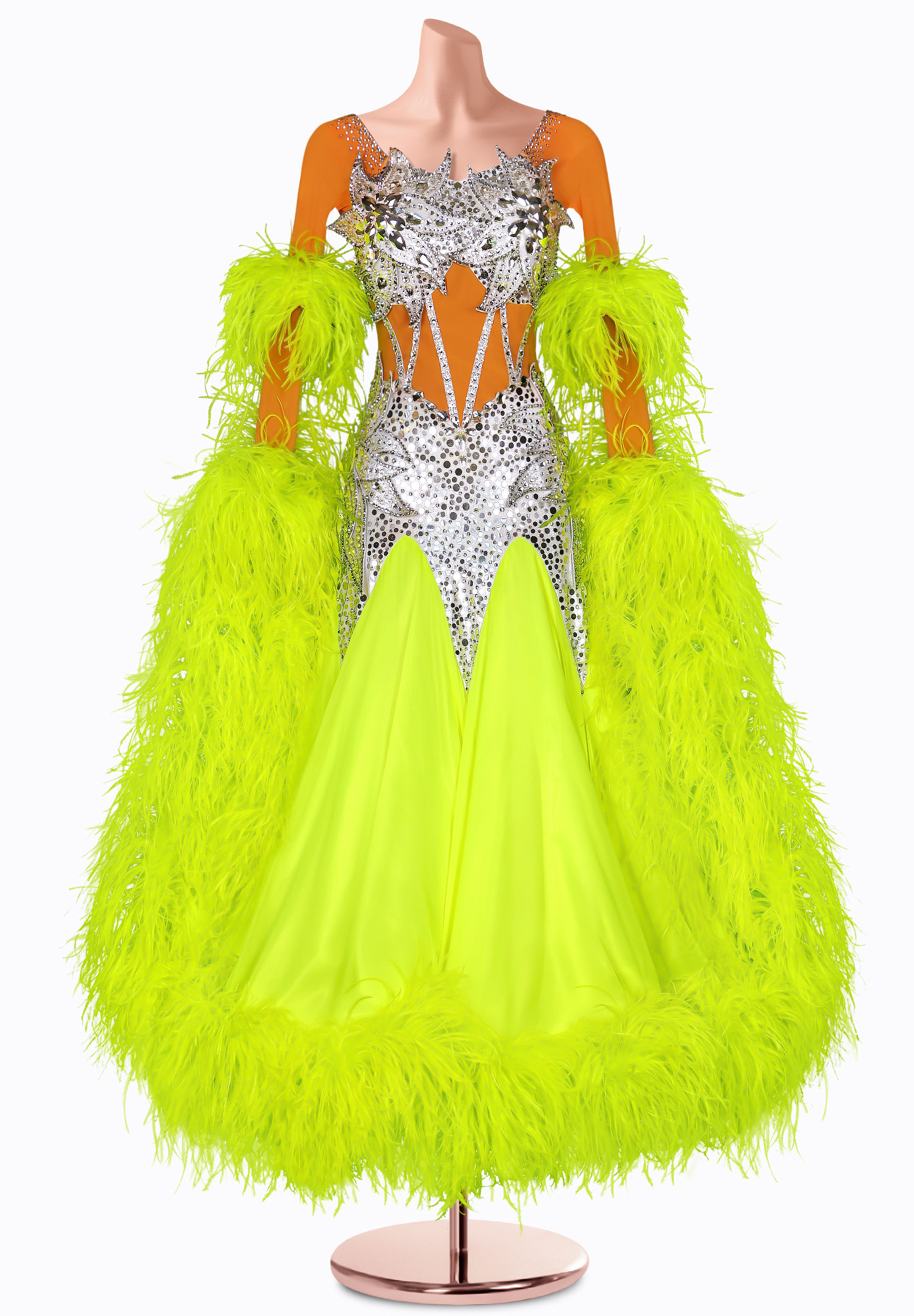 Electric Sun Ballroom Gown TID-BM1043