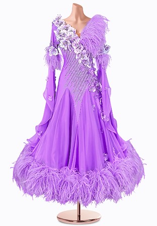 Orchid Embrace Ballroom Gown TID-BM1058