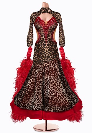 Exotic Flame Ballroom Gown TID-BM1061