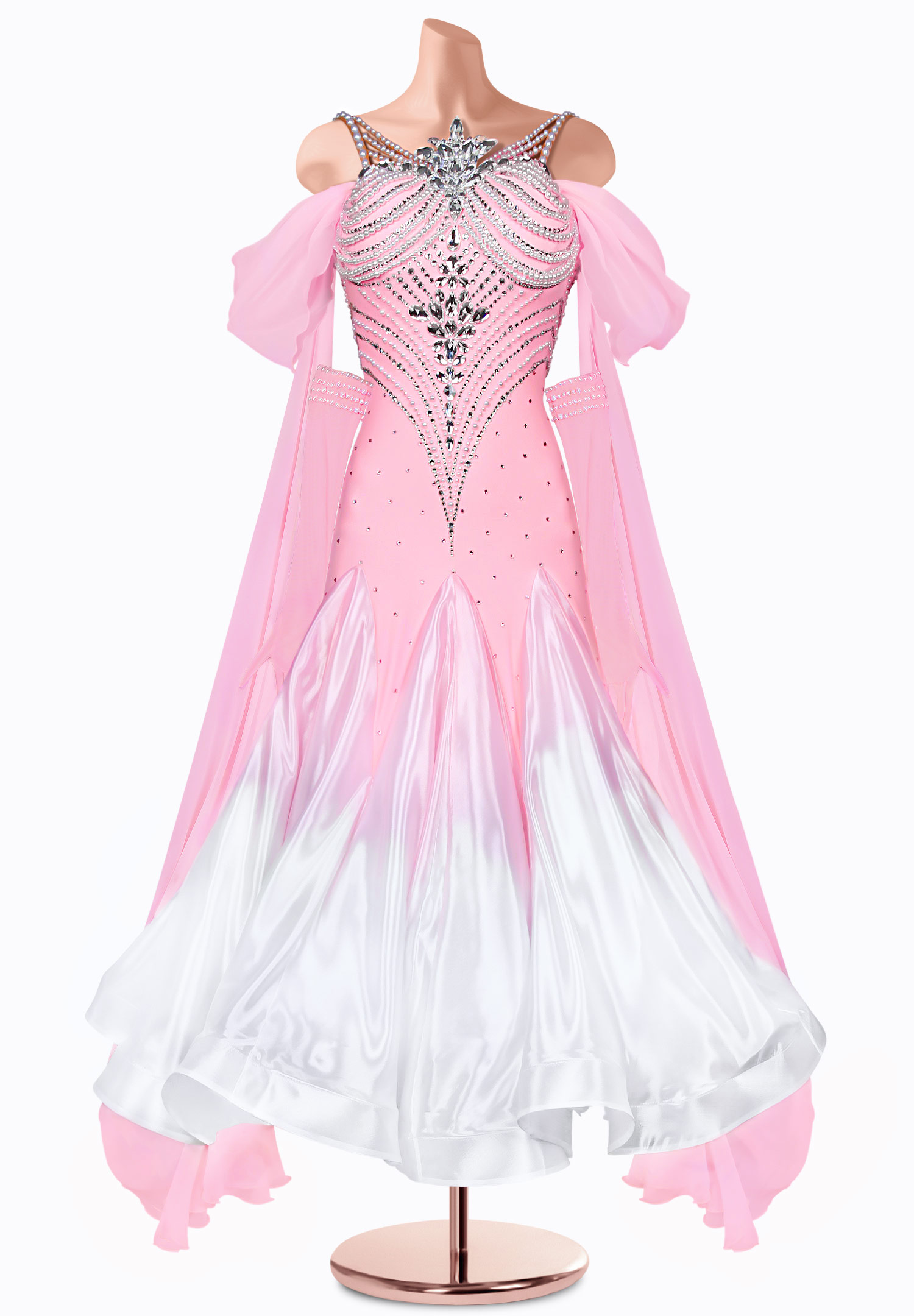 Glinda Pearl Ballroom Gown TID-BM1064
