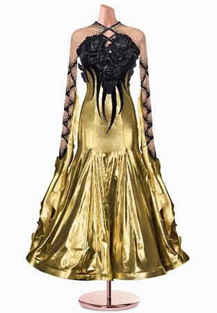 Metallic Embrace Ballroom Gown TID-BM1069