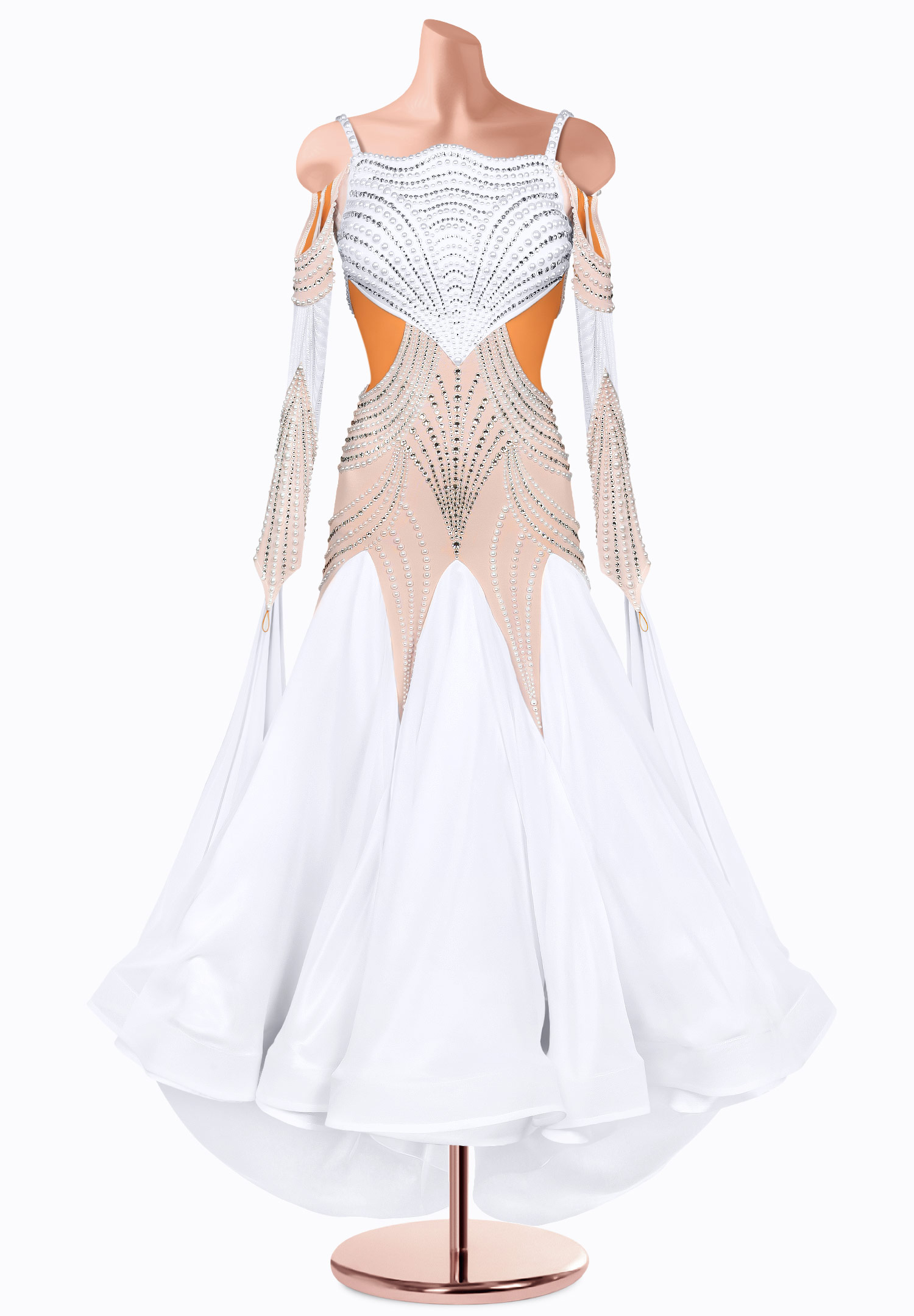 Pearl Wave Ballroom Gown TID-BM1080