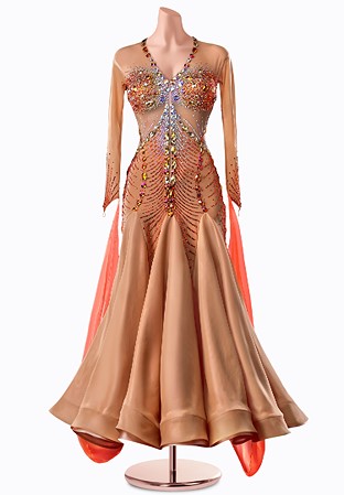 Glimmering Sands Ballroom Gown TID-BM0537