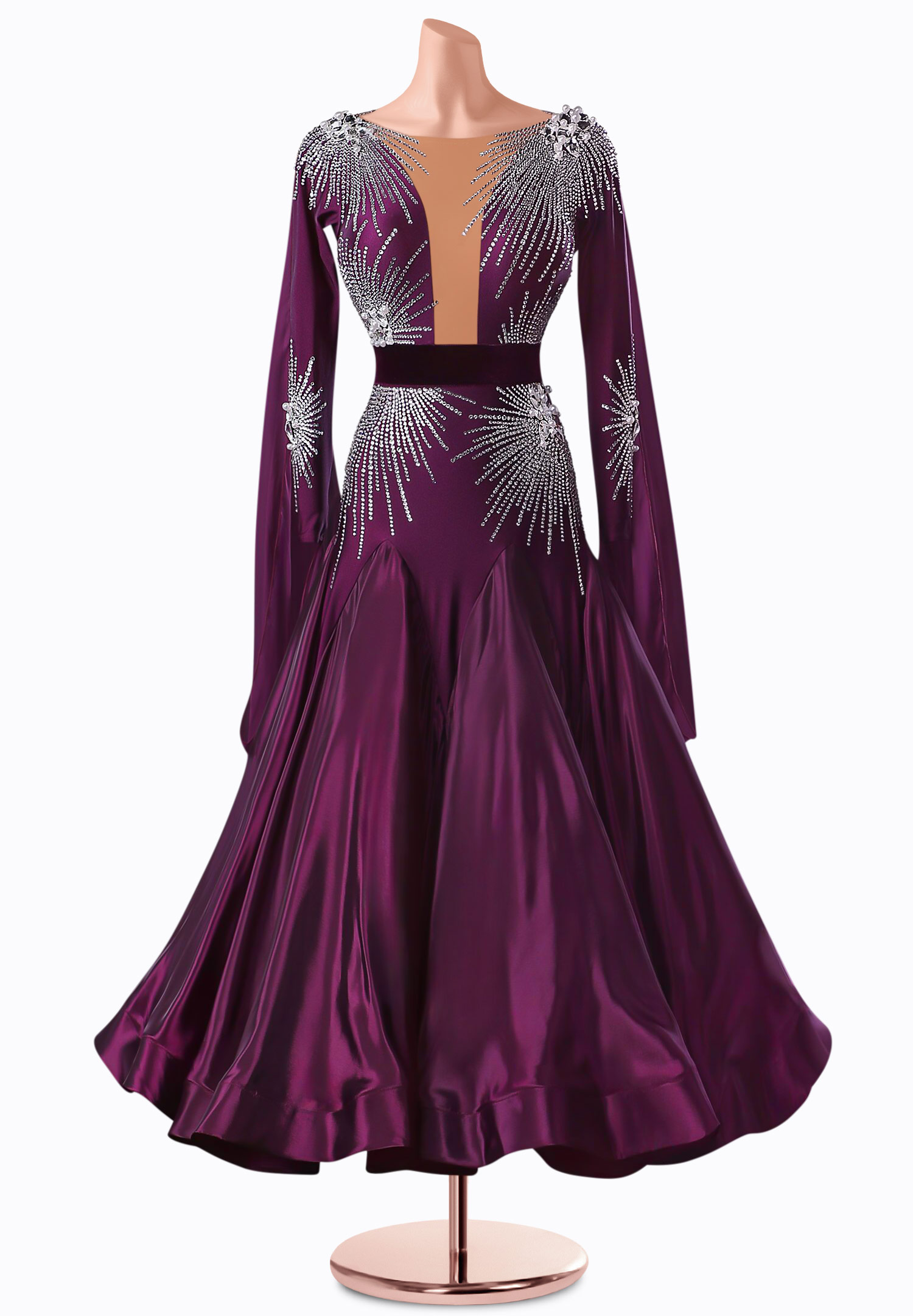Velvet Burst Ballroom Gown TID-BM0568