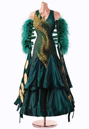 Lush Flame Ballroom Gown TID-BM0571
