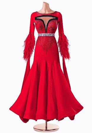 Flaming Desire Ballroom Gown TID-BM0572