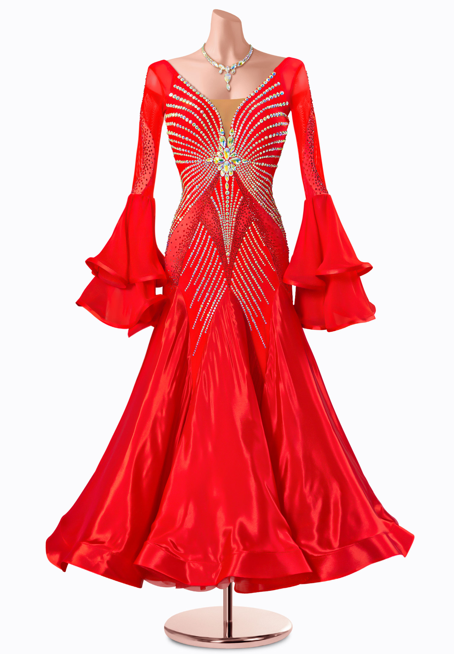 Triple Lagoon Ballroom Gown TID-BM0600