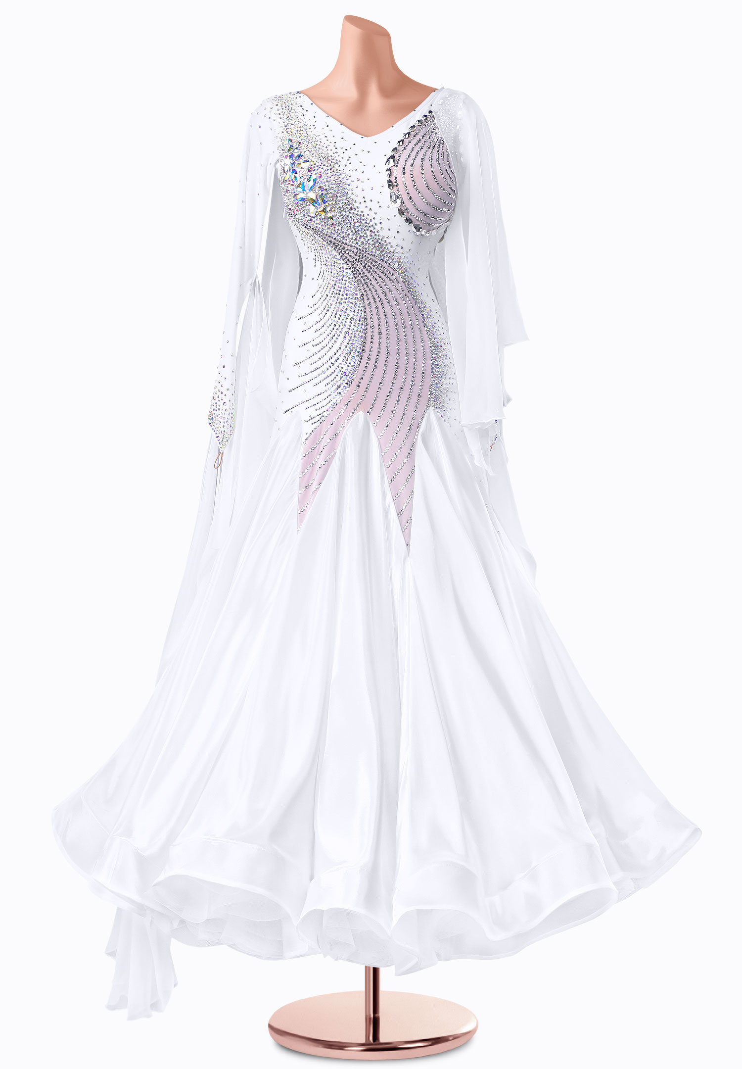 Pure Spiral Ballroom Gown TID-BM0606