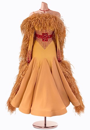 Ruby Waist Ballroom Gown TID-BM0726
