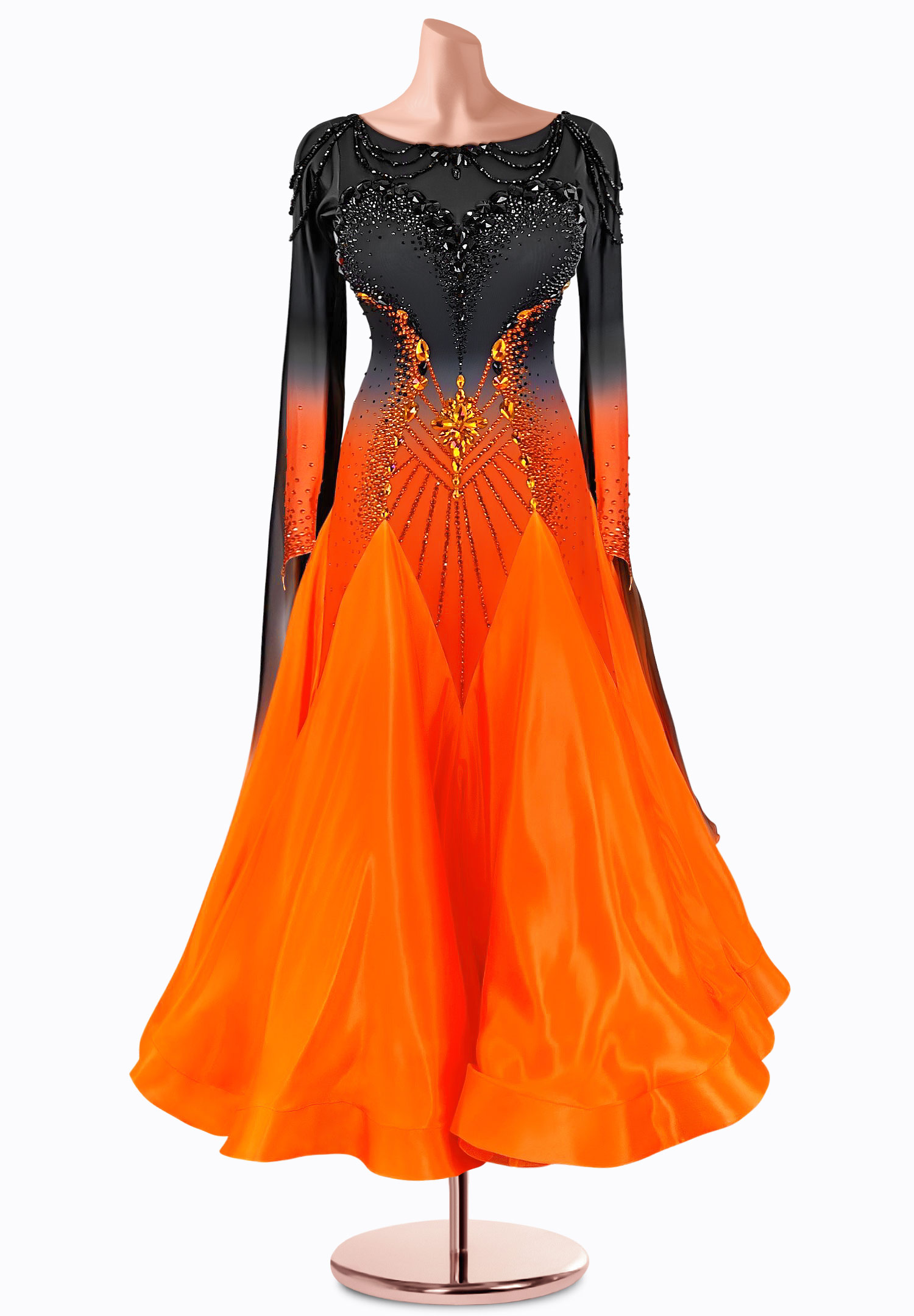 Ombre Thrill Ballroom Gown TID-BM0728