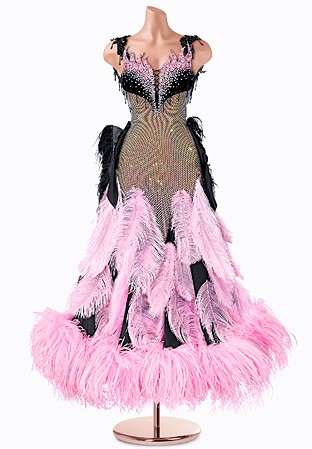 Soft Fishnet Ballroom Gown TID-BM0735