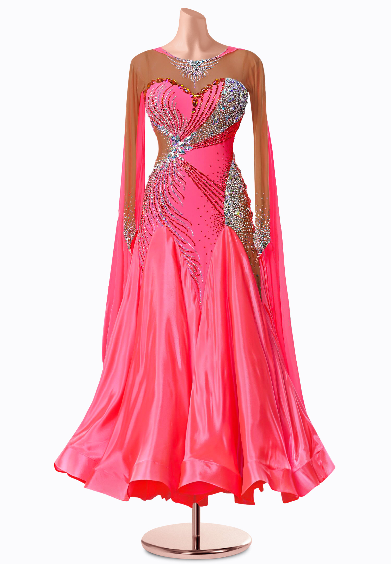 Soft Sunset Ballroom Gown TID-BM0743