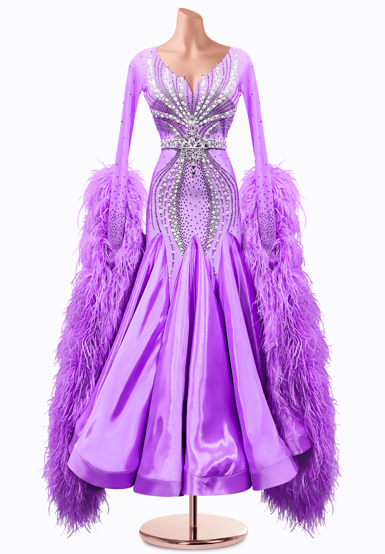 Sweet Twirls Ballroom Gown TID-BM0808