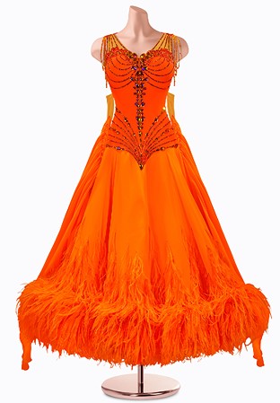 Flaming Heart Ballroom Gown TID-BM0816