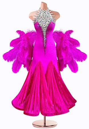 Pleated Radiance Ballroom Gown TID-BM0821