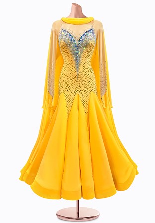 Sunny Draped Ballroom Gown TID-BM0844