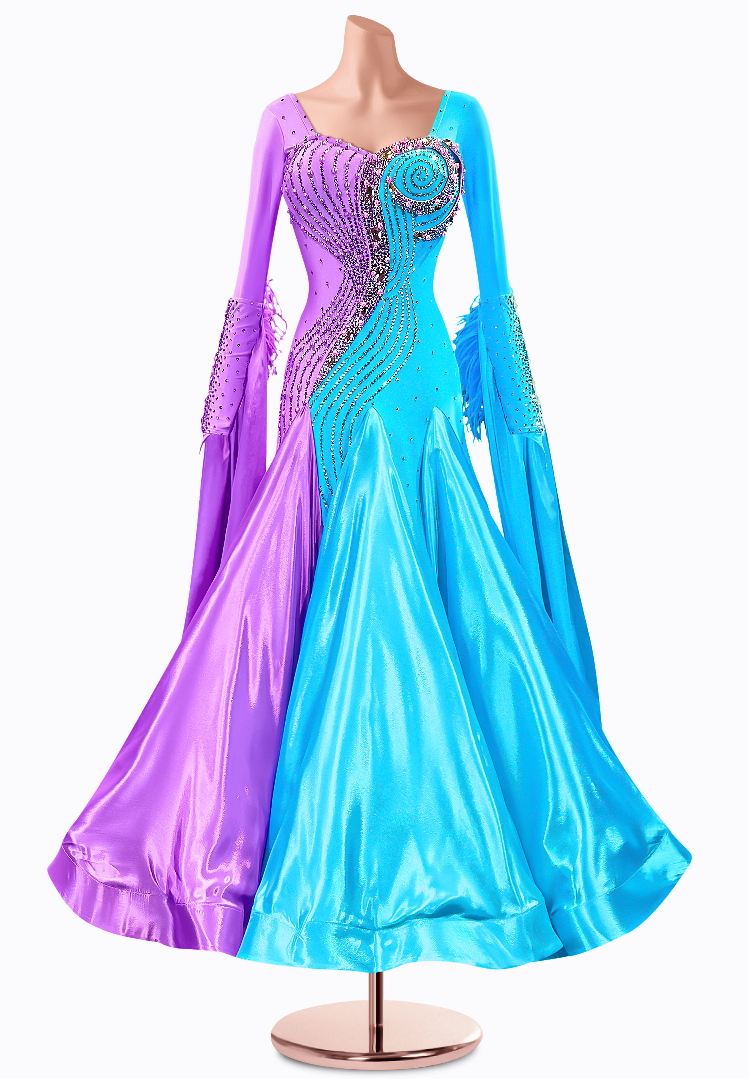 Aurora Twist Ballroom Gown TID-BM0846