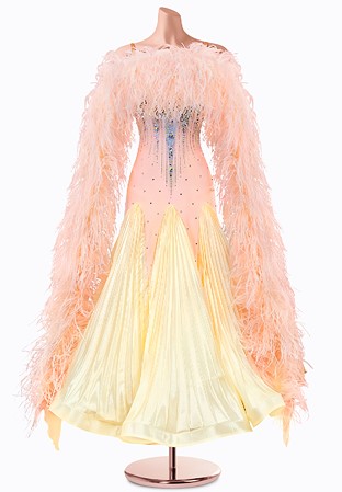 Breezy Pleats Ballroom Gown TID-BM0852