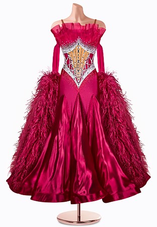 Crystal Corset Ballroom Gown TID-BM0857