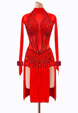 Ornate Bust Latin Dress TID-BM0859