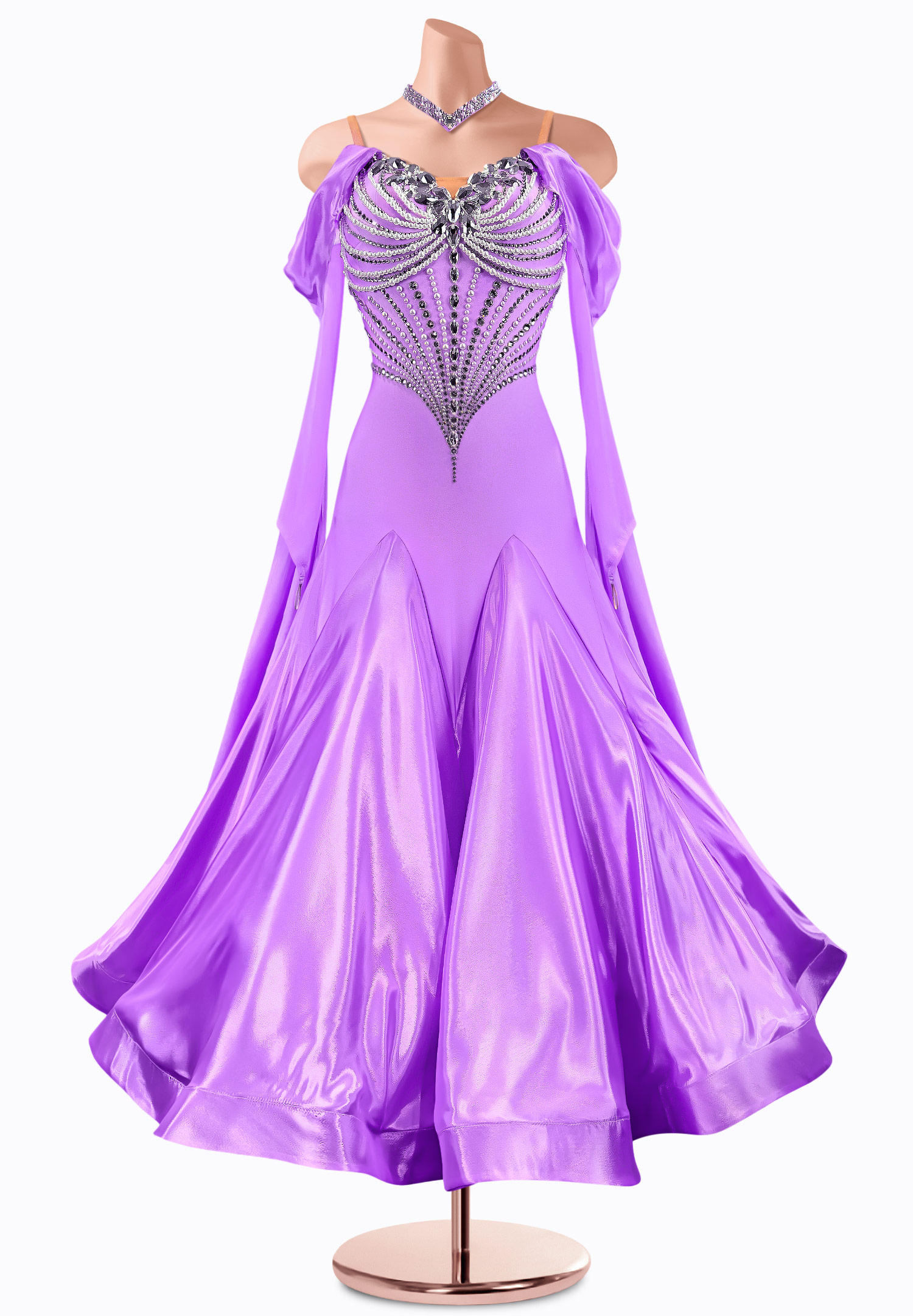 Mystic Wave Ballroom Gown TID-BM0892