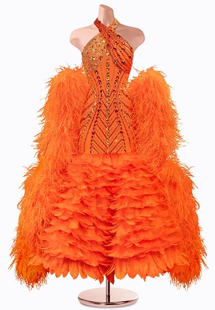 Frilled Allure Ballroom Gown TID-BM0894