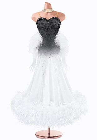 Ombre Smoke Ballroom Gown TID-BM0919