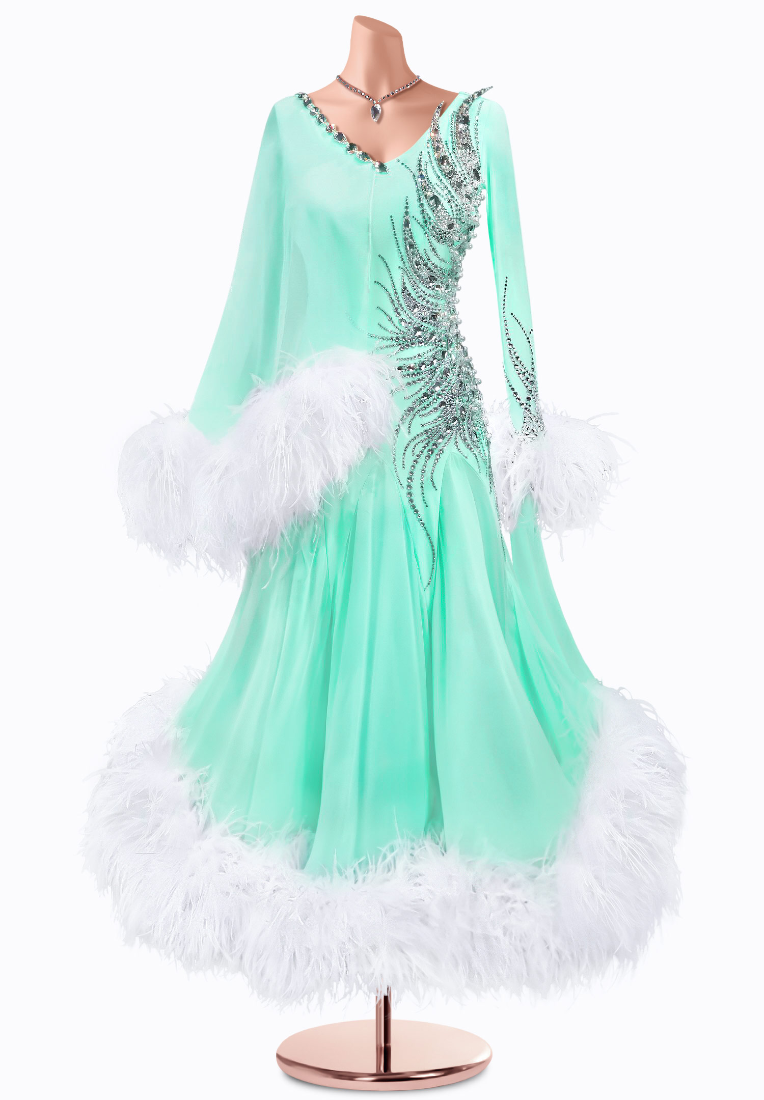 Tranquil Allure Ballroom Gown TID-BM0925