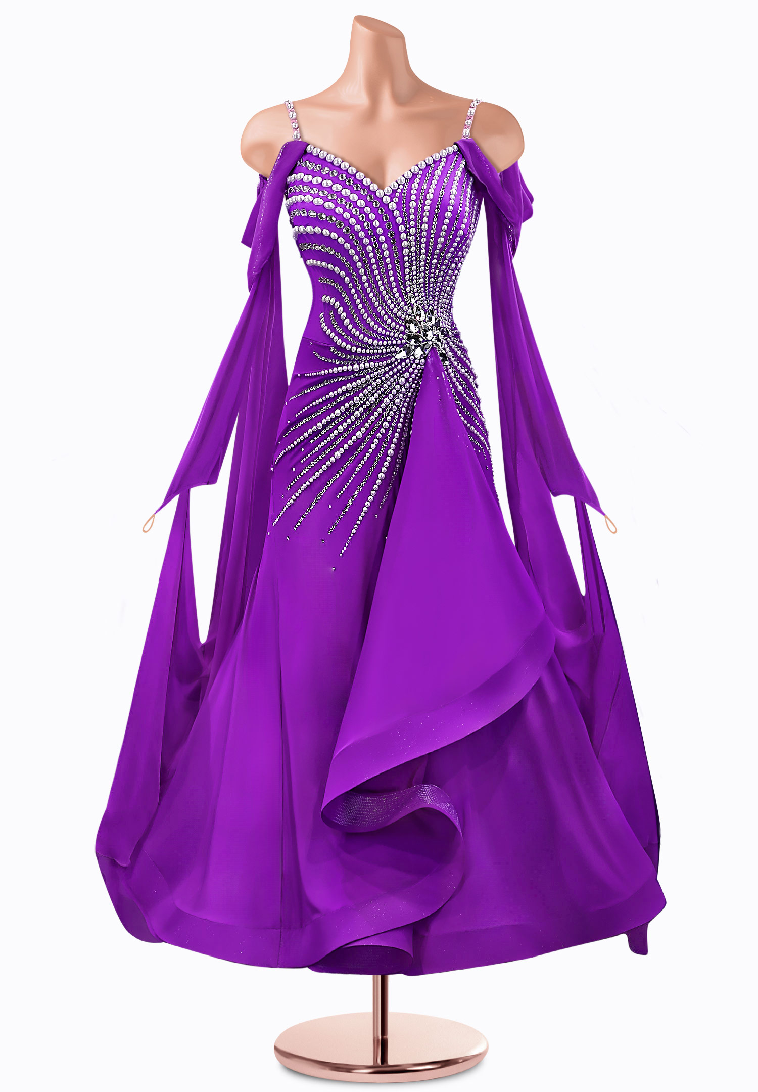 Pearl Radiance Ballroom Gown TID-BM0943