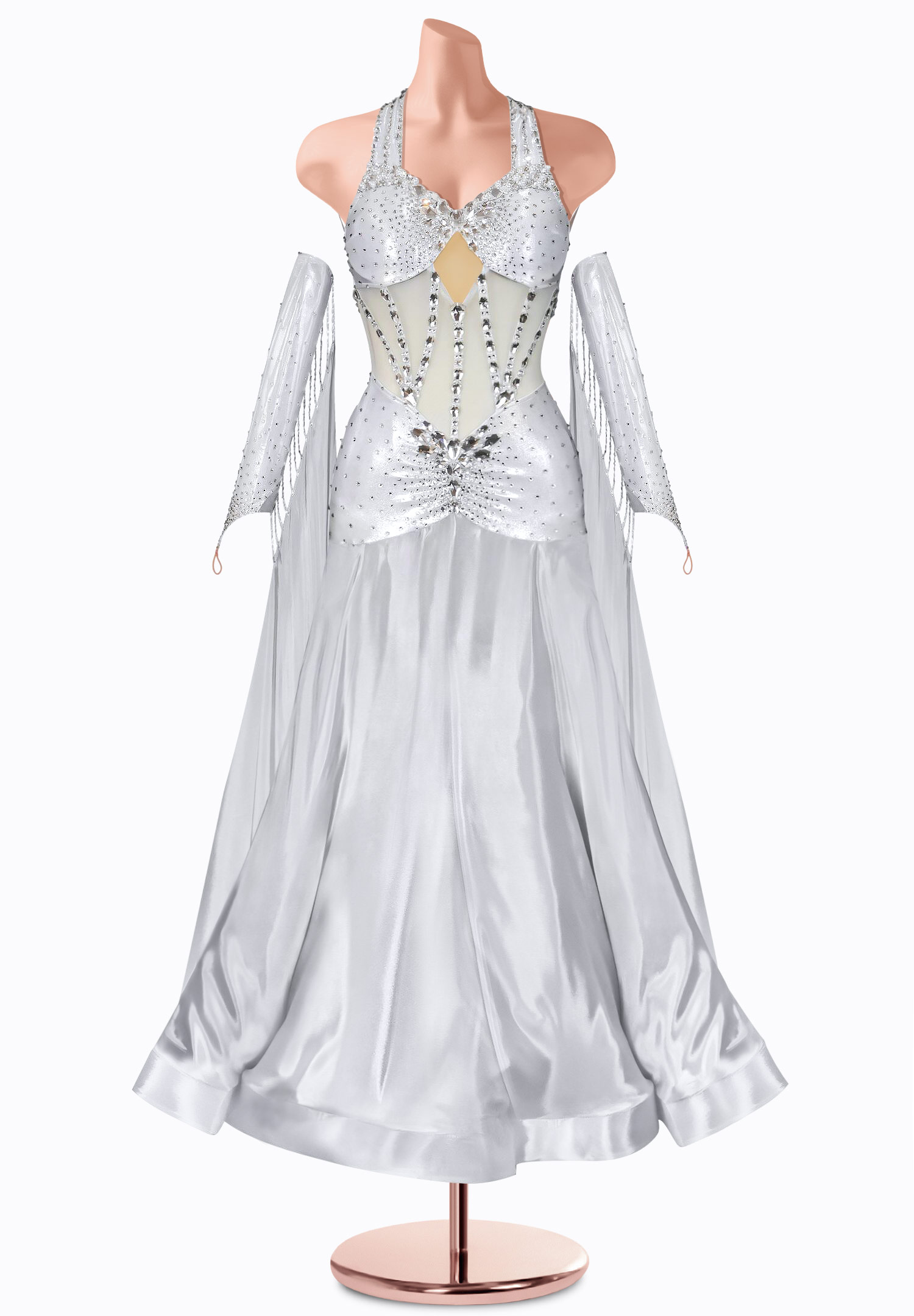 Misty Ice Ballroom Gown TID-BM0948