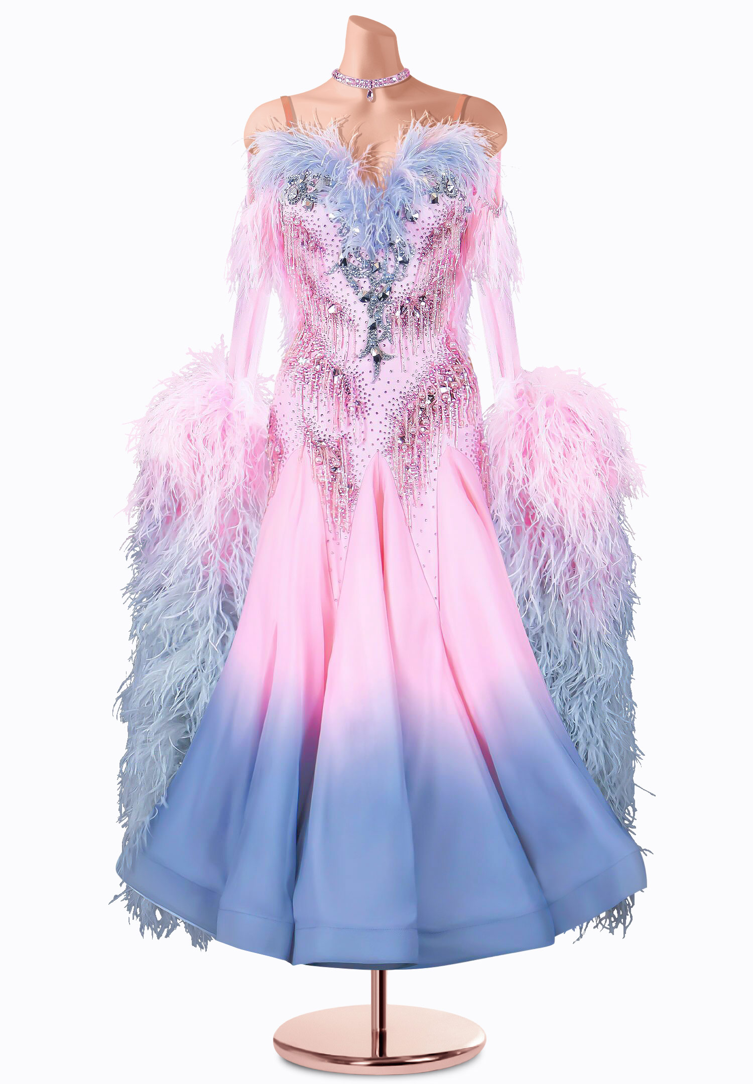 Pearly Phoenix Ballroom Gown TID-BM0953