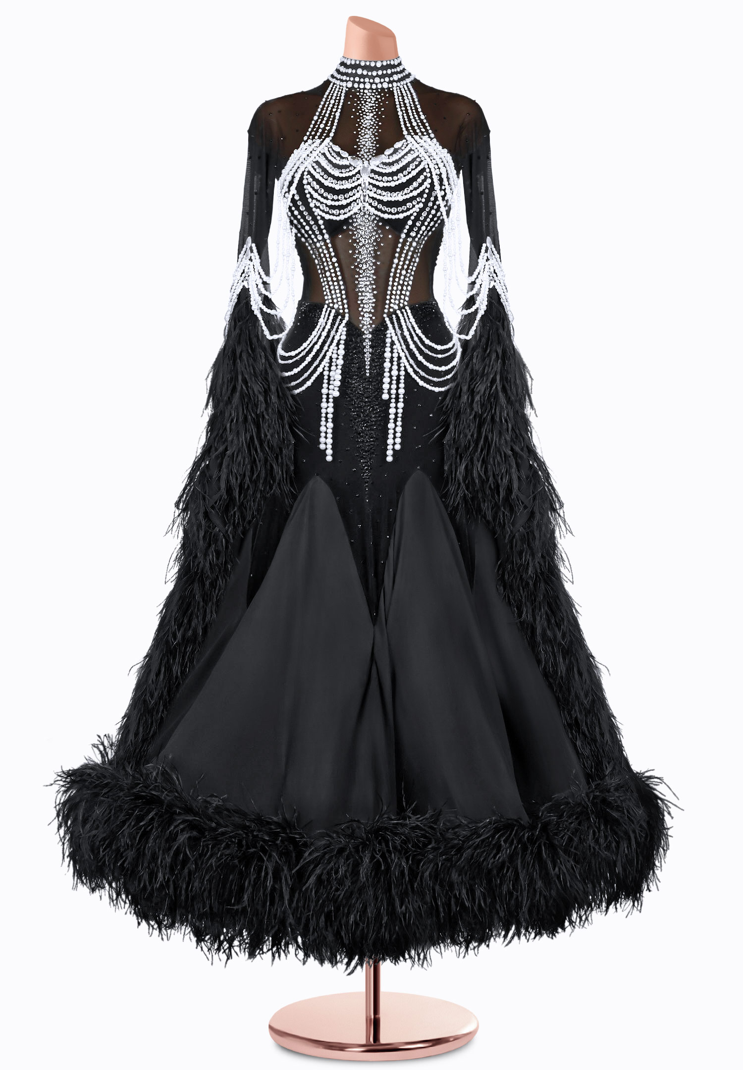 Pearl Diva Ballroom Gown TID-BM0957