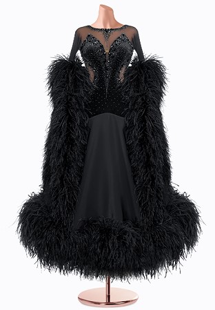 Darkness Delight Ballroom Gown TID-BM0993