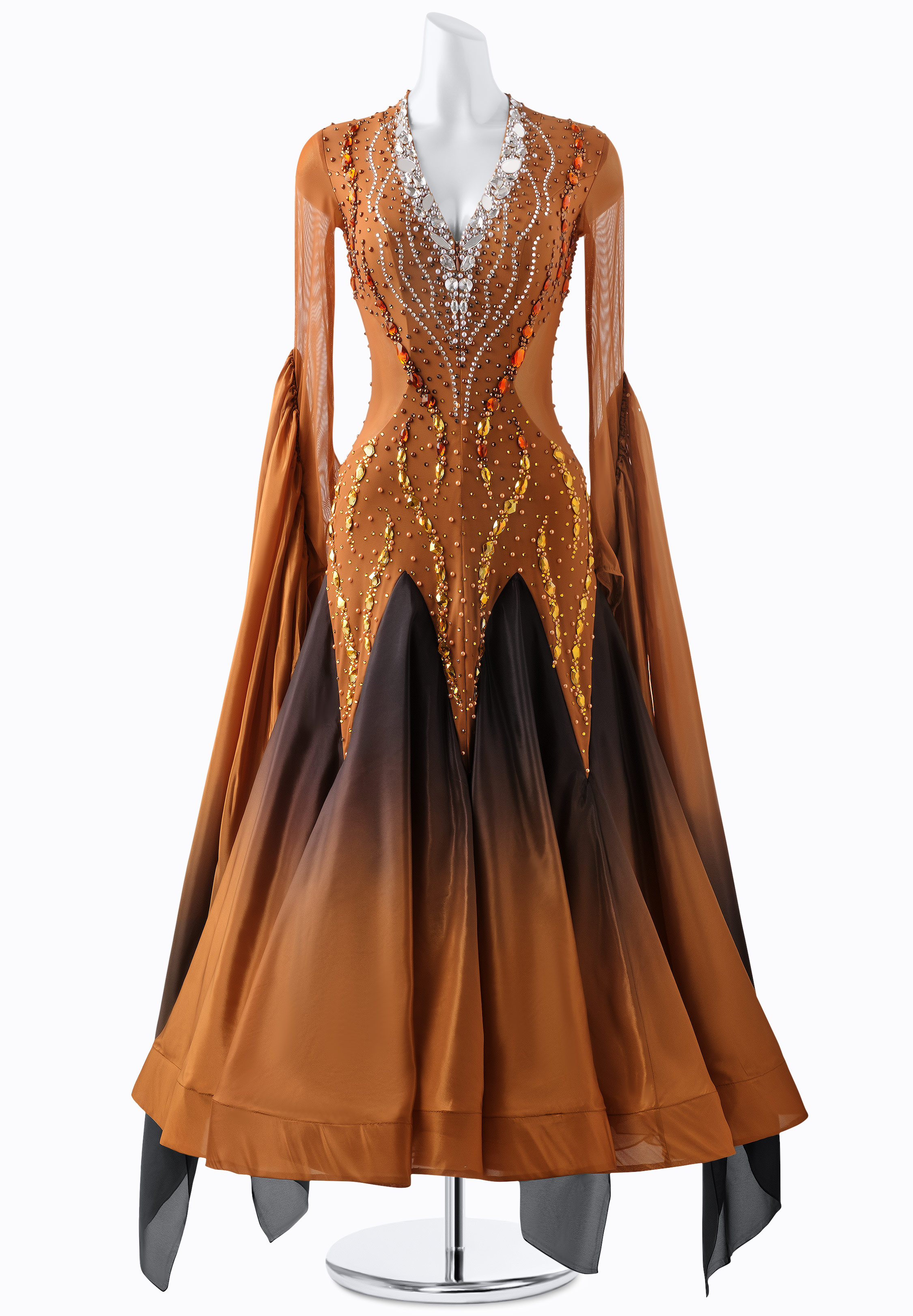 Ombre Amethyst Ballroom Gown MF-B0355