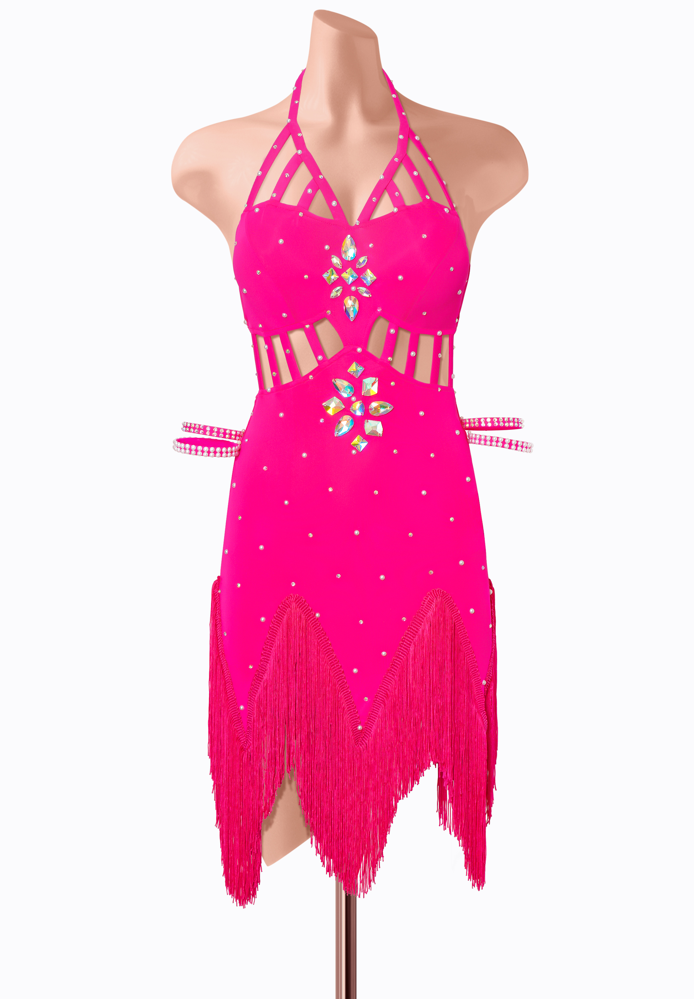 Blushing Flair Latin Dress MF-L0405