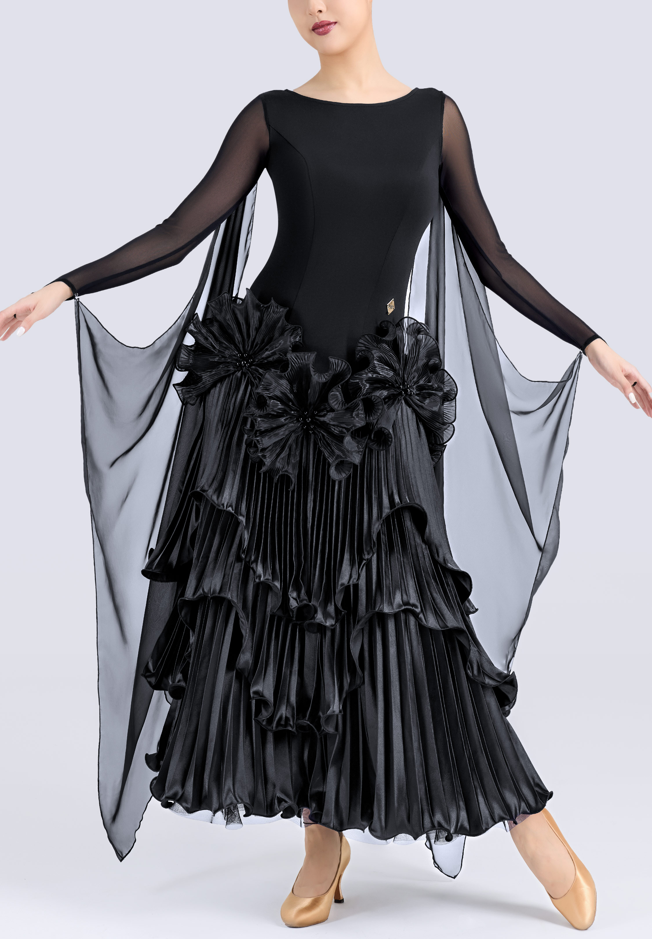 Mystic Ebony Dance Dress MF-BM434