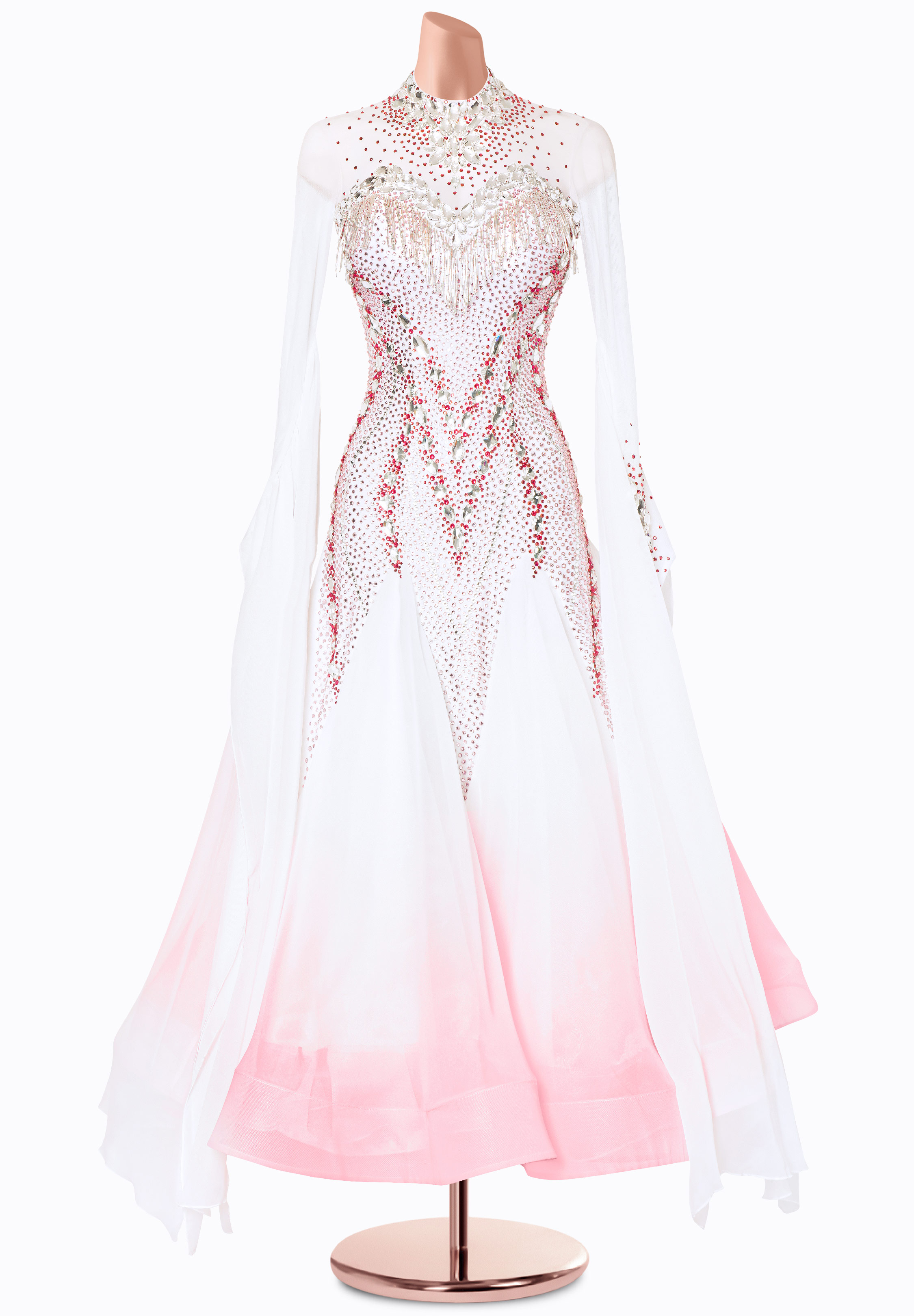 Blushing Snow Ballroom Gown MF0483