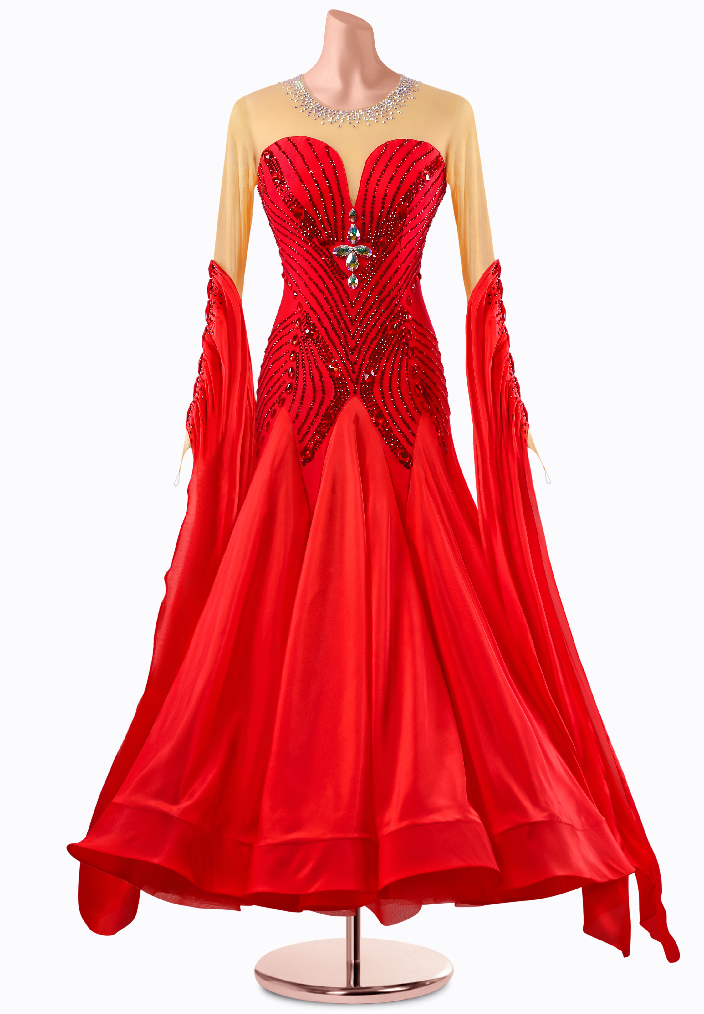 Sweetheart Blaze Ballroom Gown MQ-B345