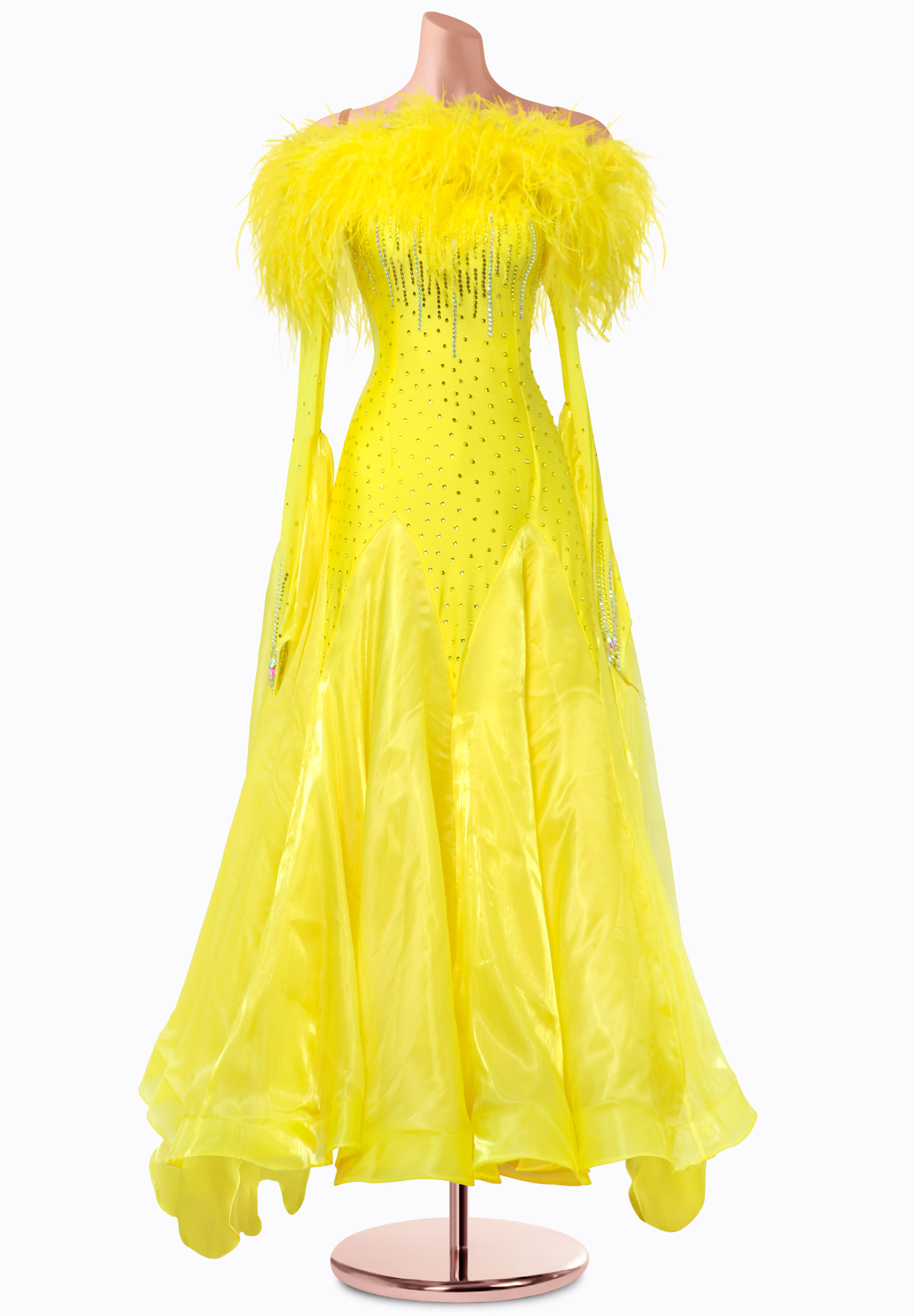 Delicate Embrace Ballroom Gown MQ-B367