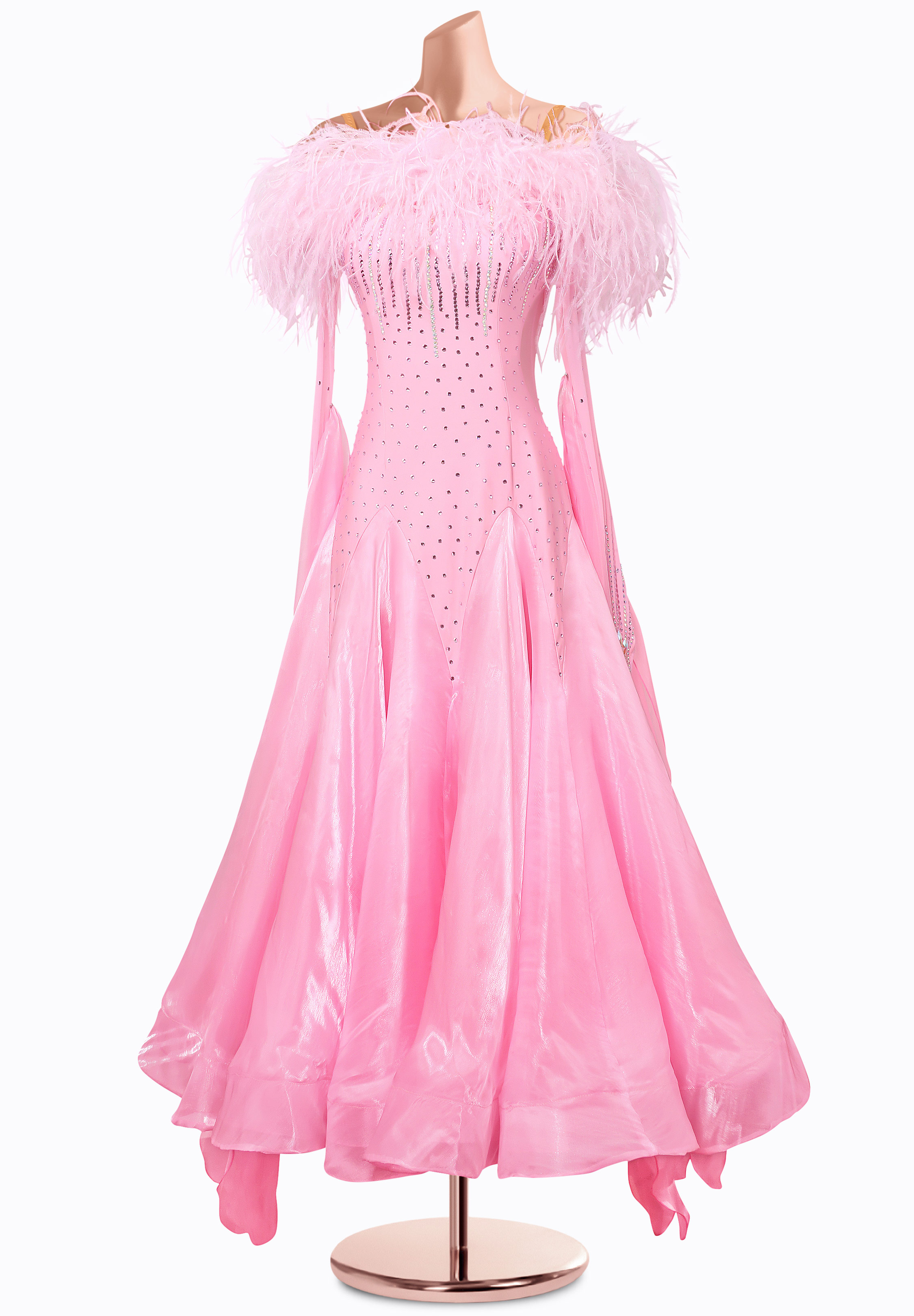 Delicate Embrace Ballroom Gown MQ-B367