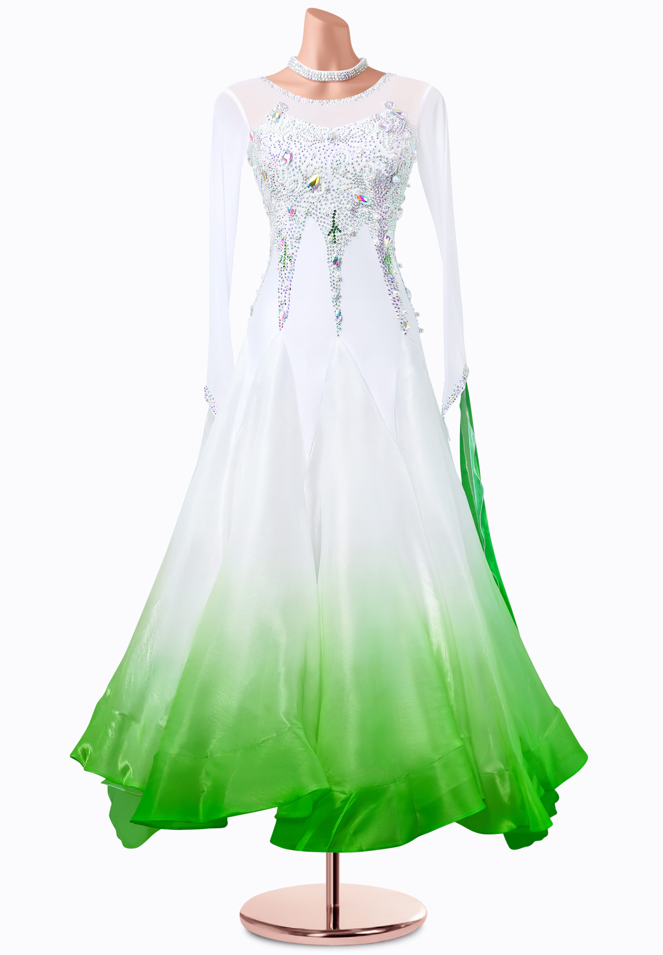 Lush Ombre Ballroom Gown MQ-B368