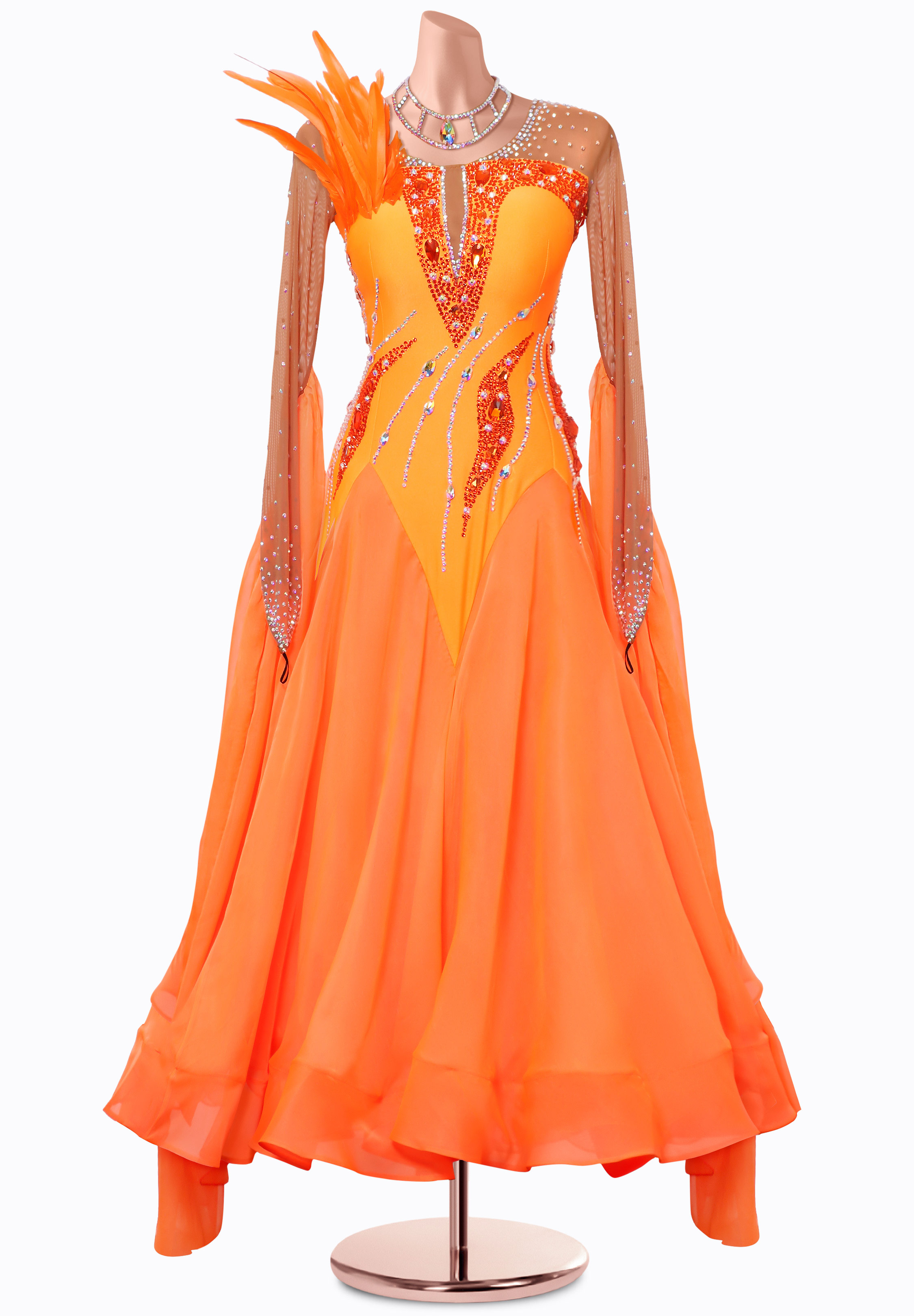 Phoenix Sunrise Ballroom Gown MQ-B384