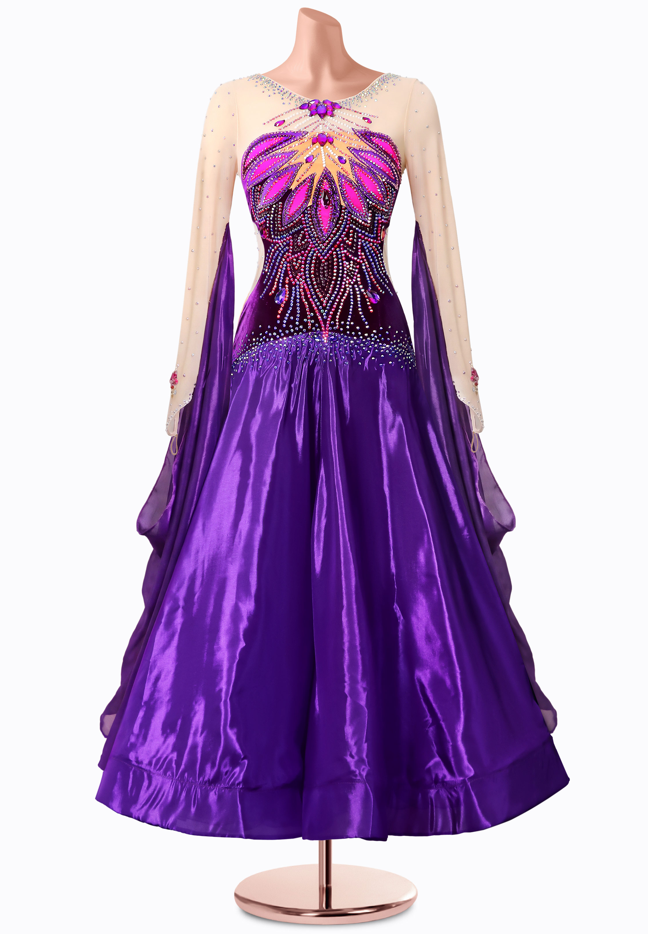 Violet Gaze Ballroom Gown MQ-B386